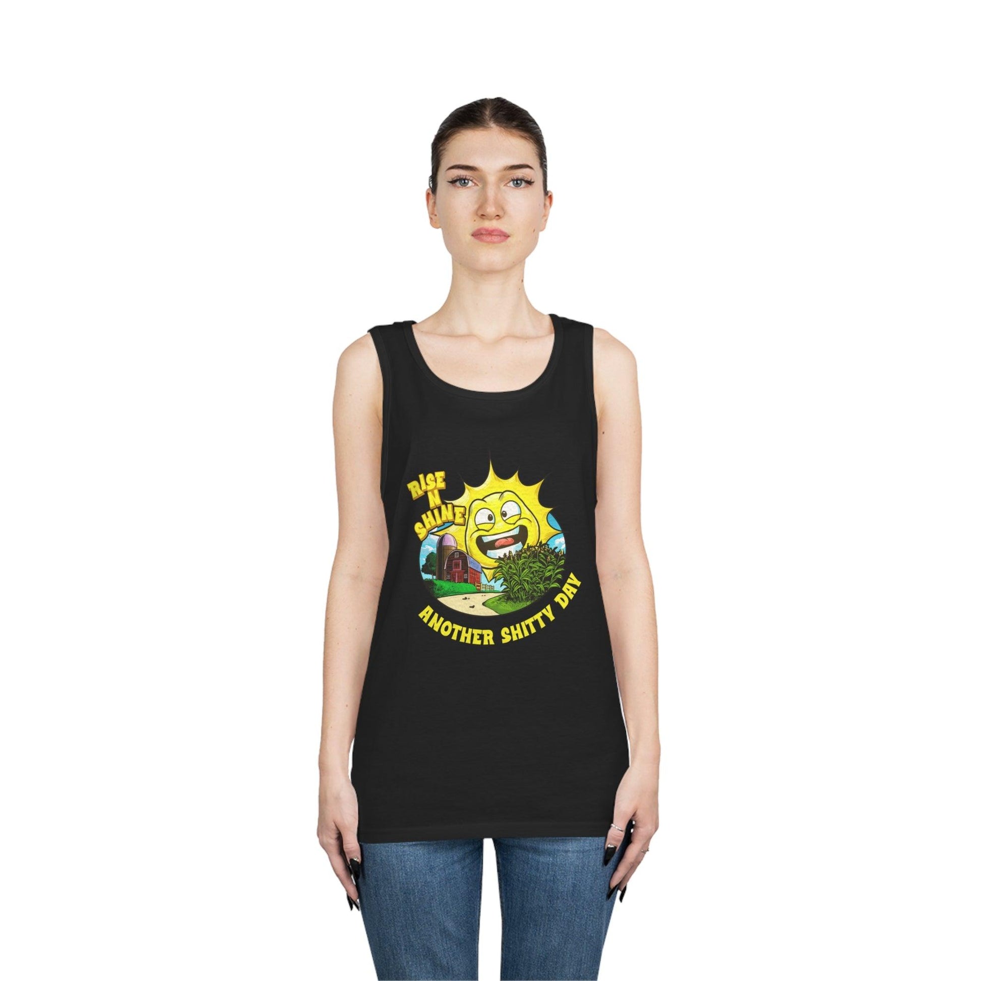 Rise and Shine - Unisex Heavy Cotton Tank Top - Shaneinvasion