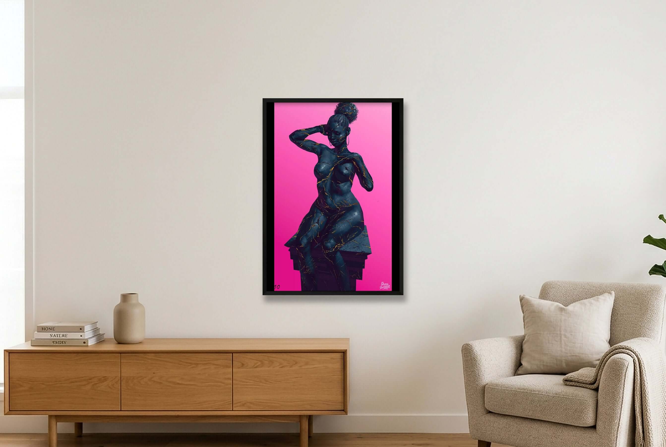 Beauty Marks – Black Woman Resilience Art Print