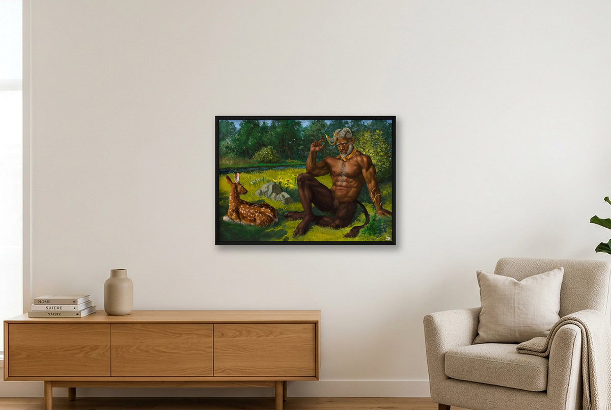 Peacemaker - harmony — 84×59cm, 33×23" Black Frame