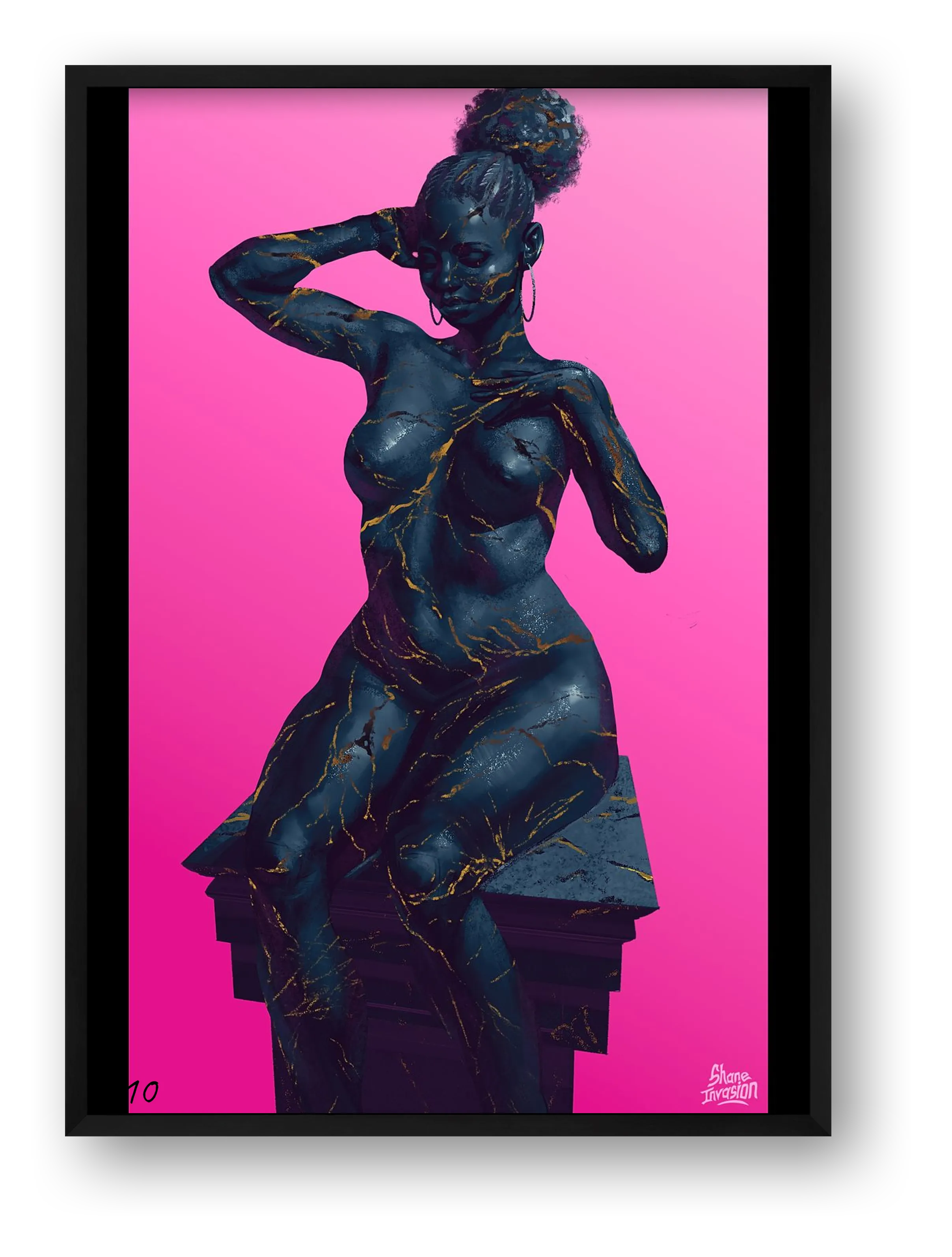 Beauty Marks – Black Woman Resilience Art Print