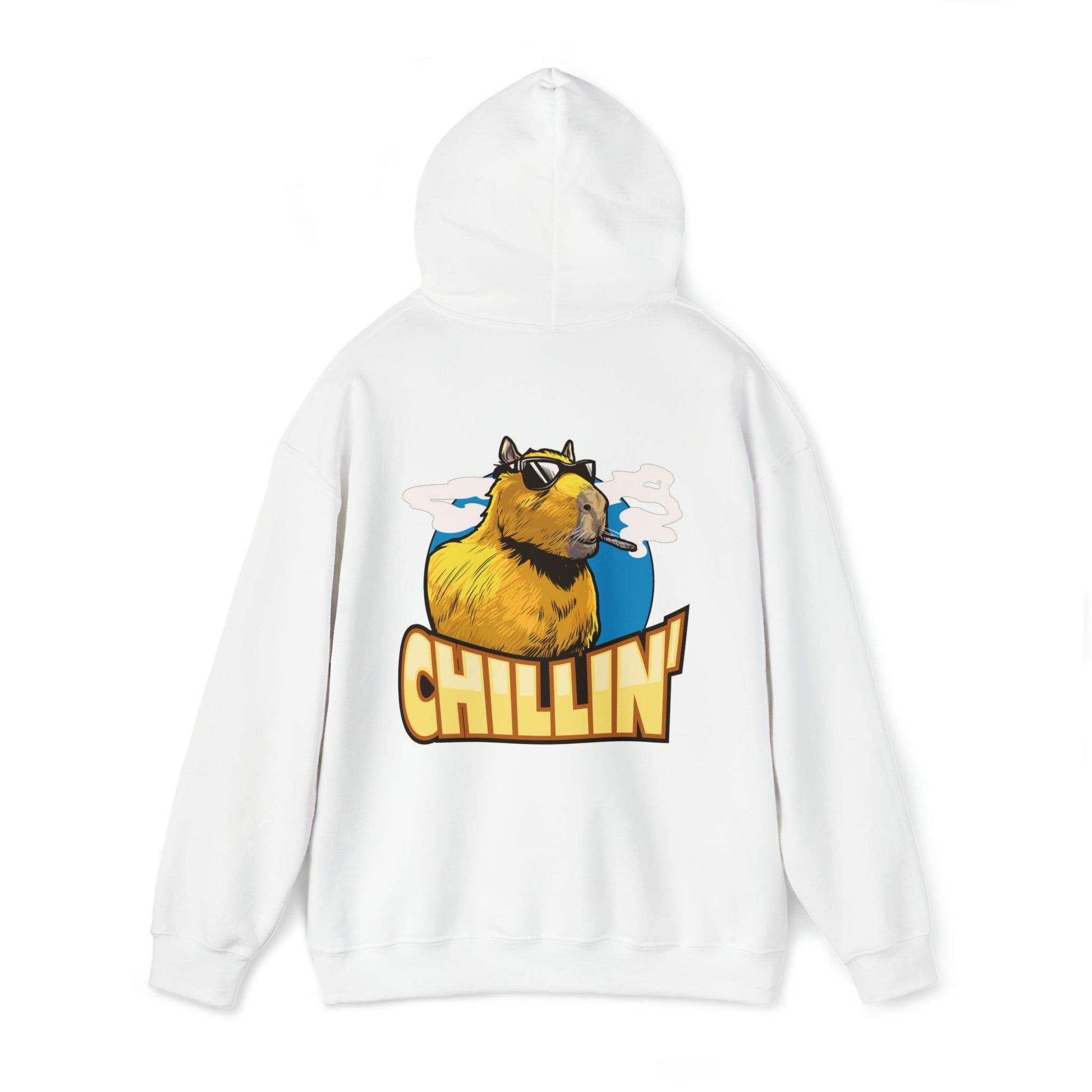 Capybara chillin - Unisex Heavy Blend Hooded Sweatshirt - Shaneinvasion