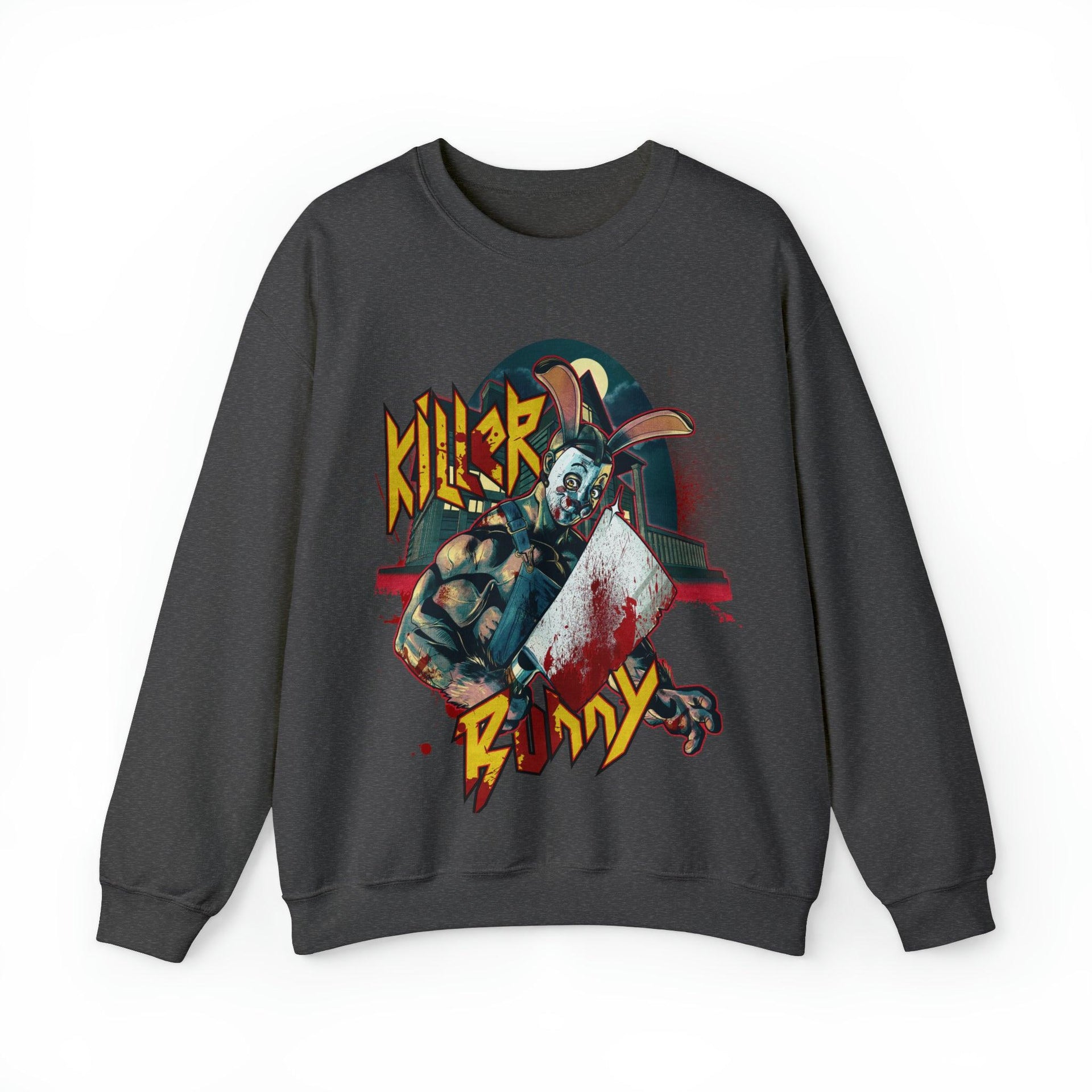 Killer Bunny - Unisex Heavy Blend Crewneck Sweatshirt - Shaneinvasion