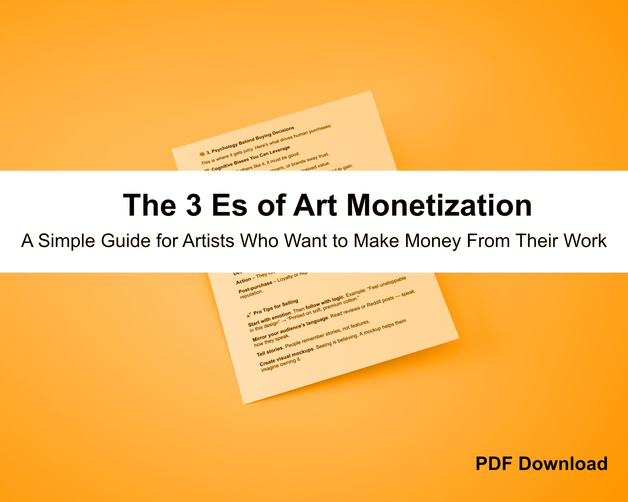 Art Monetization Guide – How To Make Money Selling Art