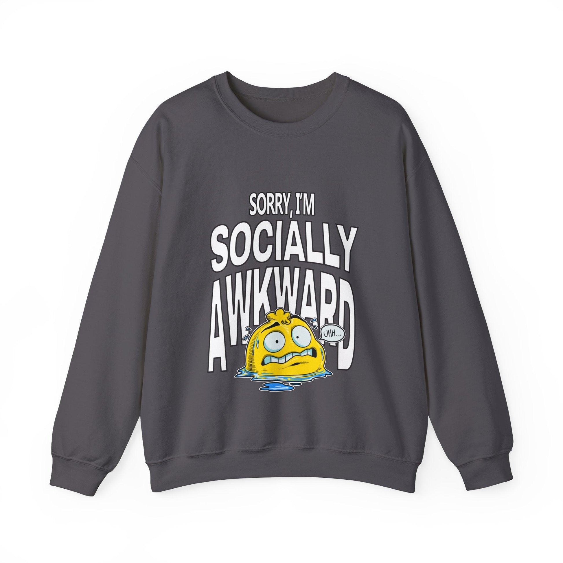Socially Awkward - Unisex Heavy Blend Crewneck Sweatshirt - Shaneinvasion