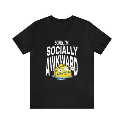 Socially Awkward - Unisex Jersey Short Sleeve Tee - Shaneinvasion