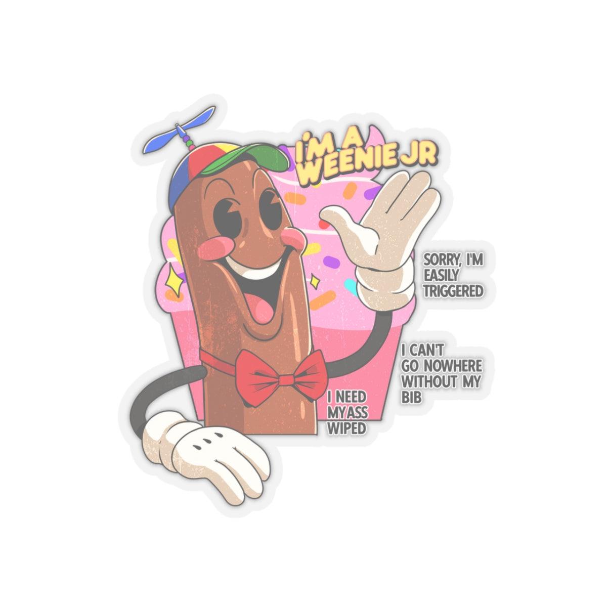 Weenie Jr - Kiss-Cut Stickers - Shaneinvasion