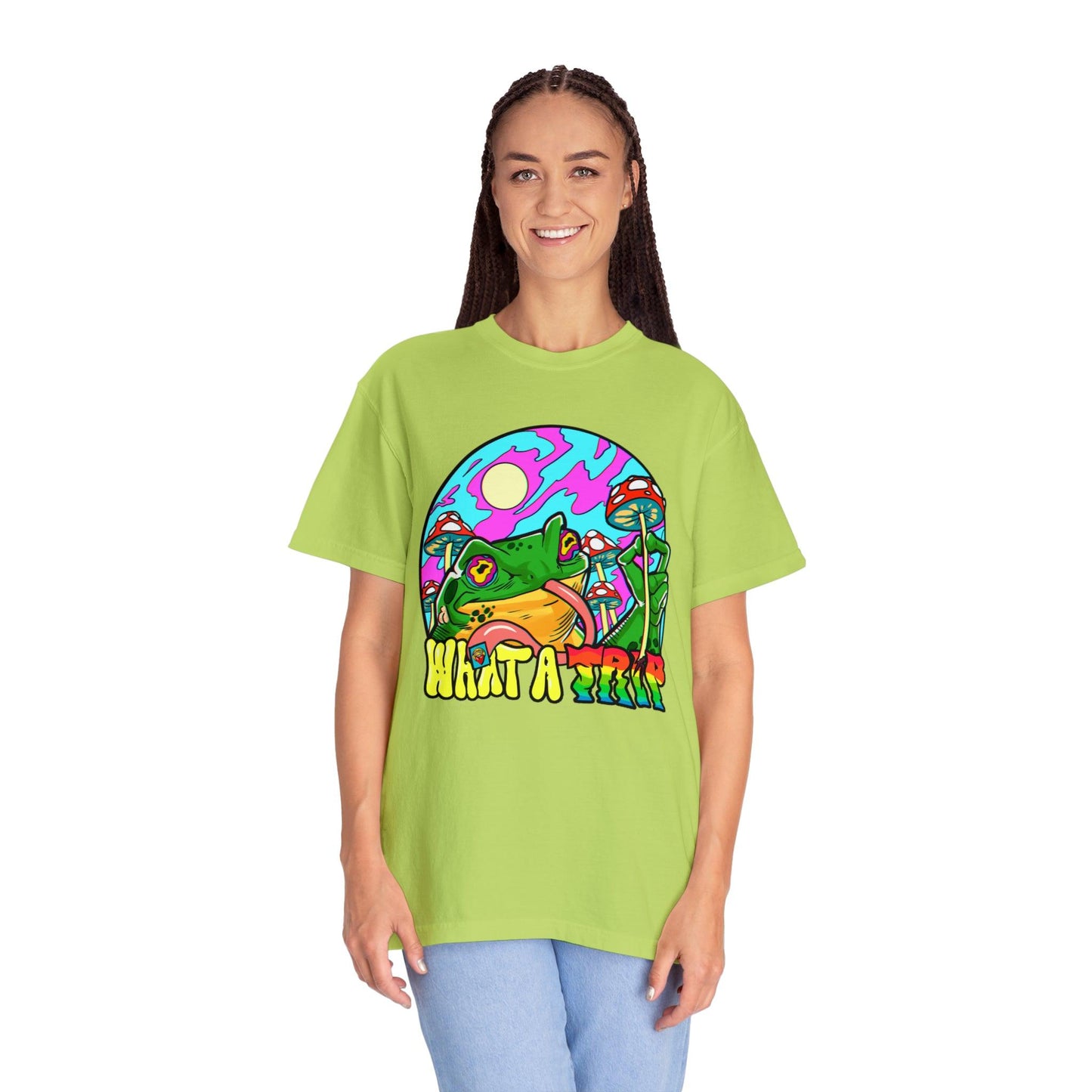 What a Trip - Unisex Garment-Dyed T-shirt - Shaneinvasion