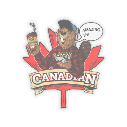 Canadian Patriot - Kiss-Cut Stickers - Premium Paper products from Printify - Just $3! Shop now at Shaneinvasion