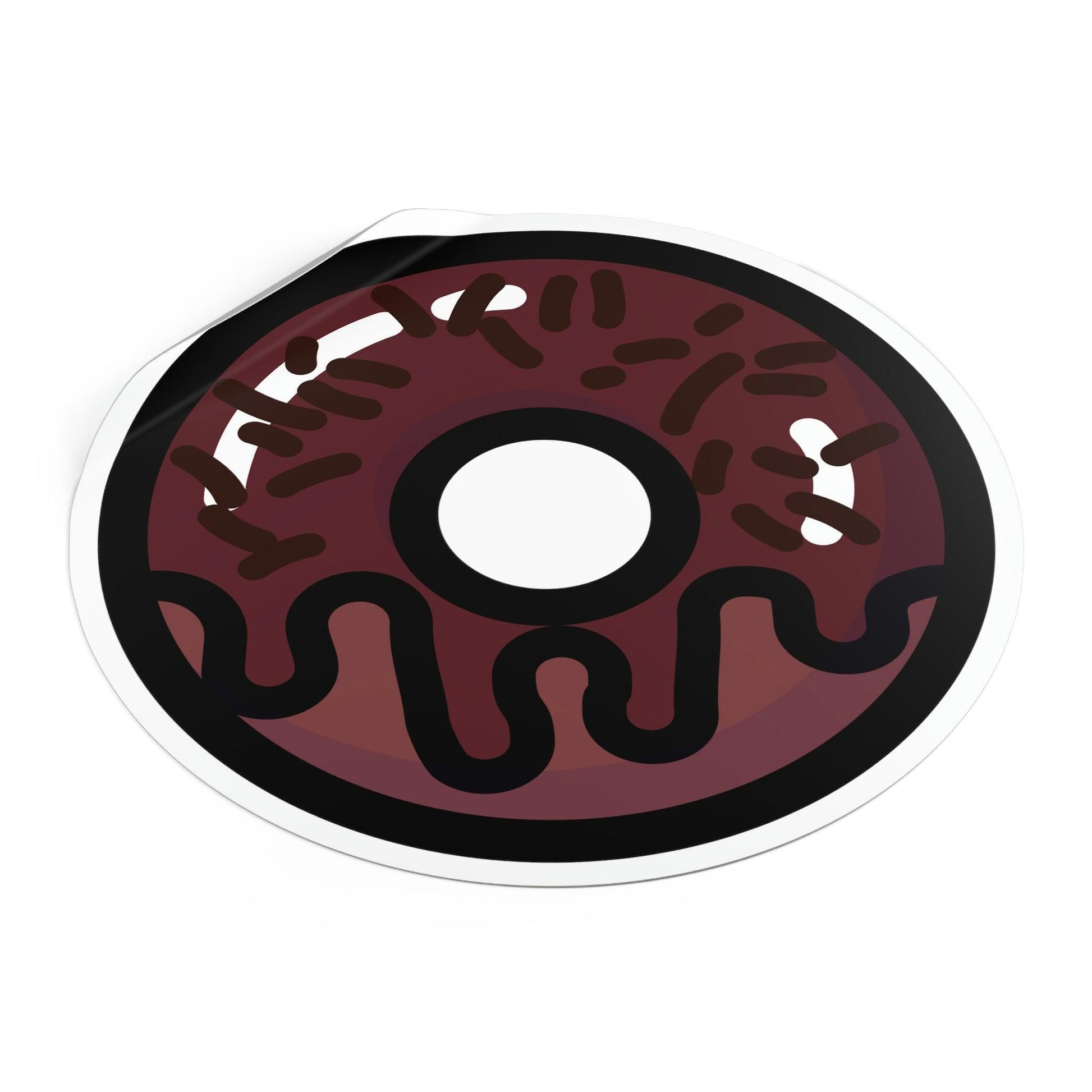Chocolate Donut Sticker Shaneinvasion