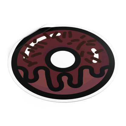 Chocolate Donut Sticker Shaneinvasion