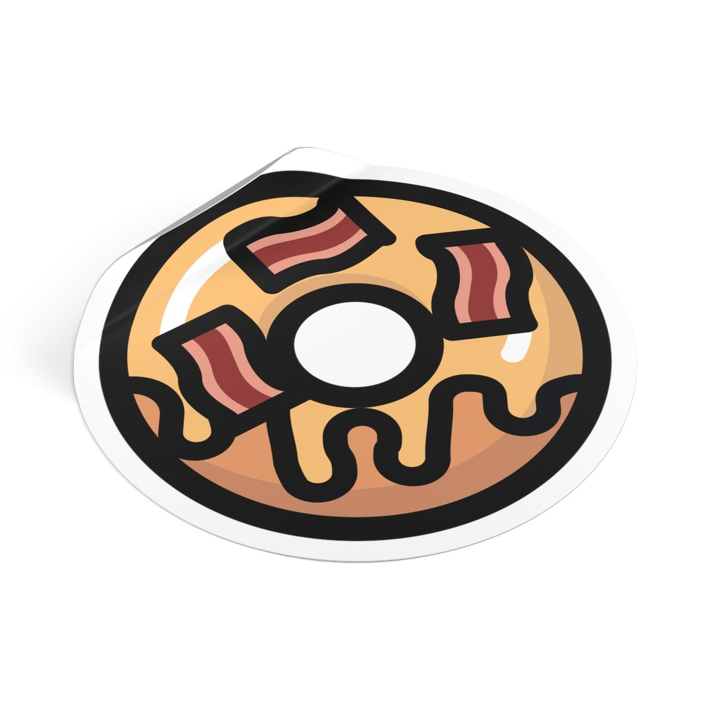 Maple Bacon Donut Sticker - Premium Paper products from Printify - Just $3! Shop now at Shaneinvasion