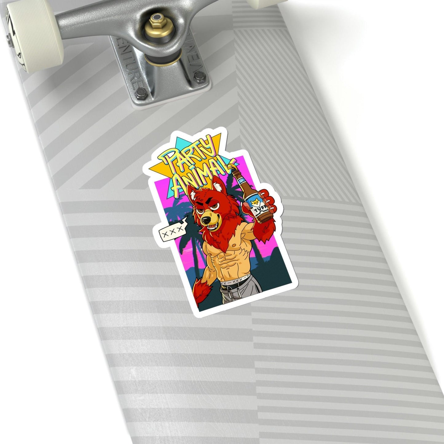Party Animal - Kiss-Cut Stickers - Premium Paper products from Printify - Just $3! Shop now at Shaneinvasion