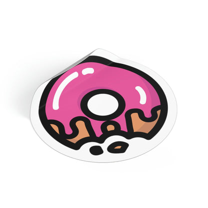 Strawberry Bitten Donut Sticker - Premium Paper products from Printify - Just $4! Shop now at Shaneinvasion