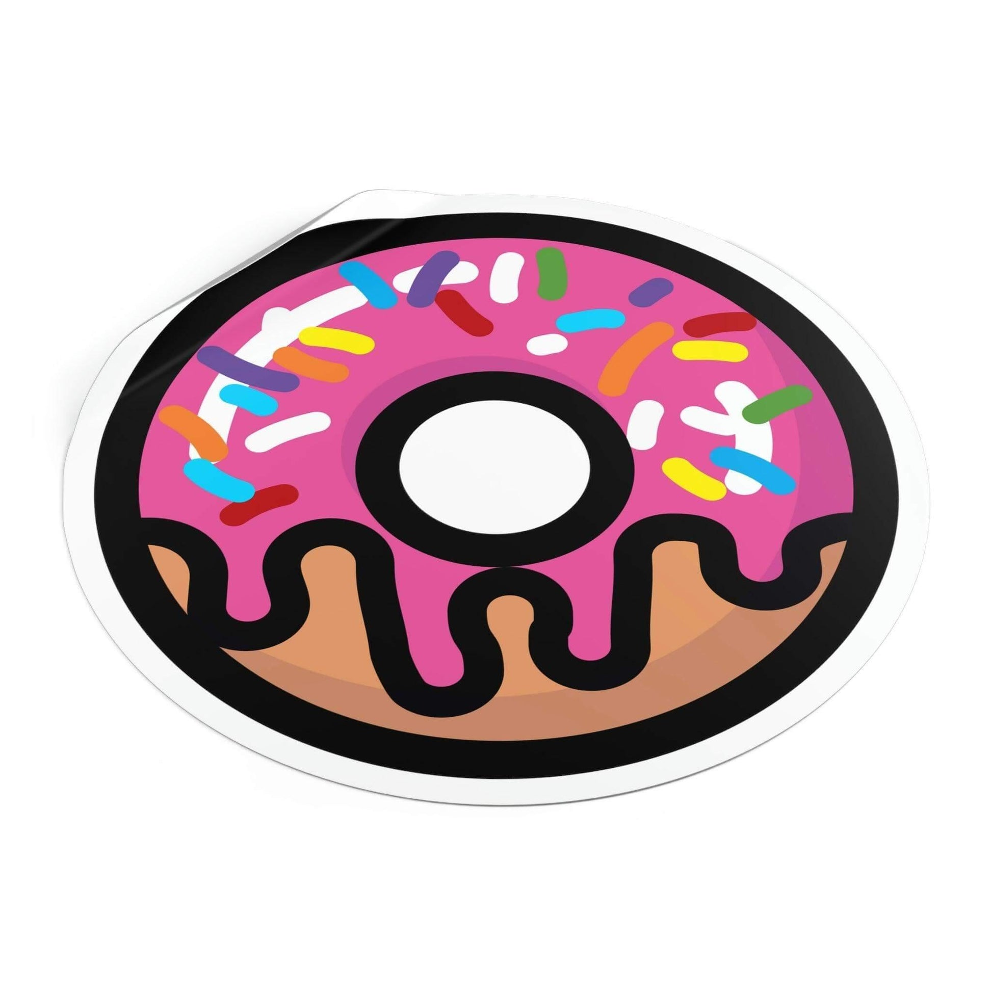 Strawberry Sprinkle Donut Sticker - Premium Paper products from Printify - Just $4! Shop now at Shaneinvasion
