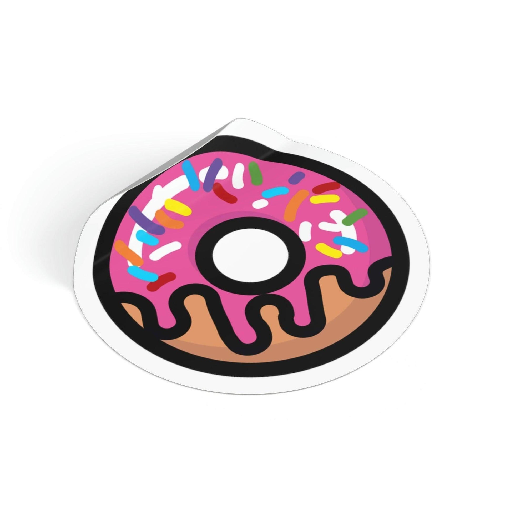 Strawberry Sprinkle Donut Sticker - Premium Paper products from Printify - Just $4! Shop now at Shaneinvasion